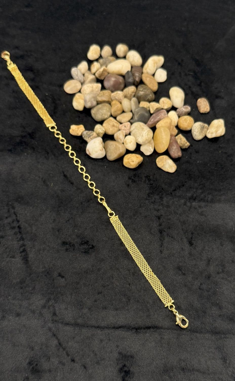 Gold-Polished Back Chain - 9 Inches