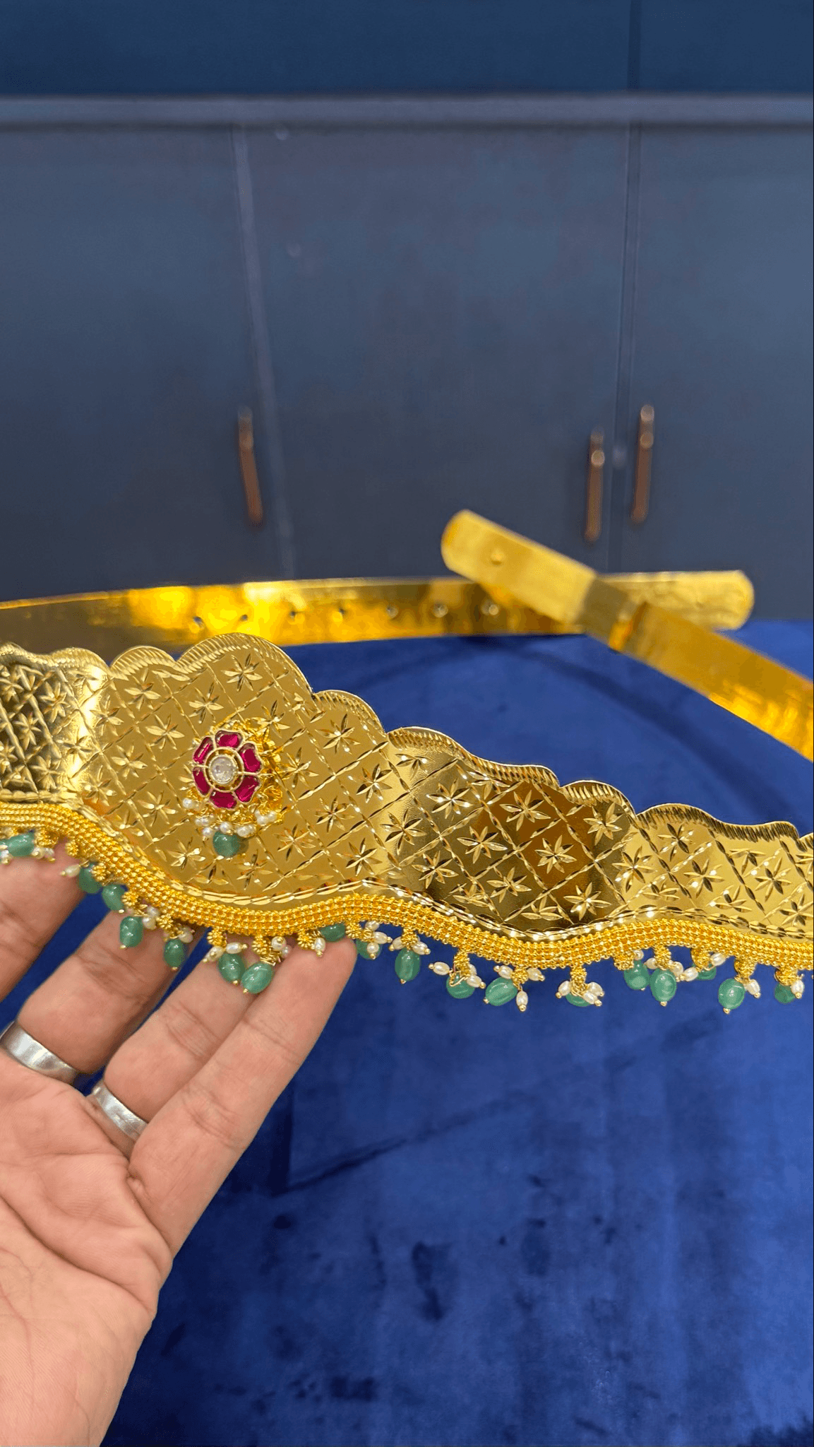 Jadau Cute Locket Vaddanam