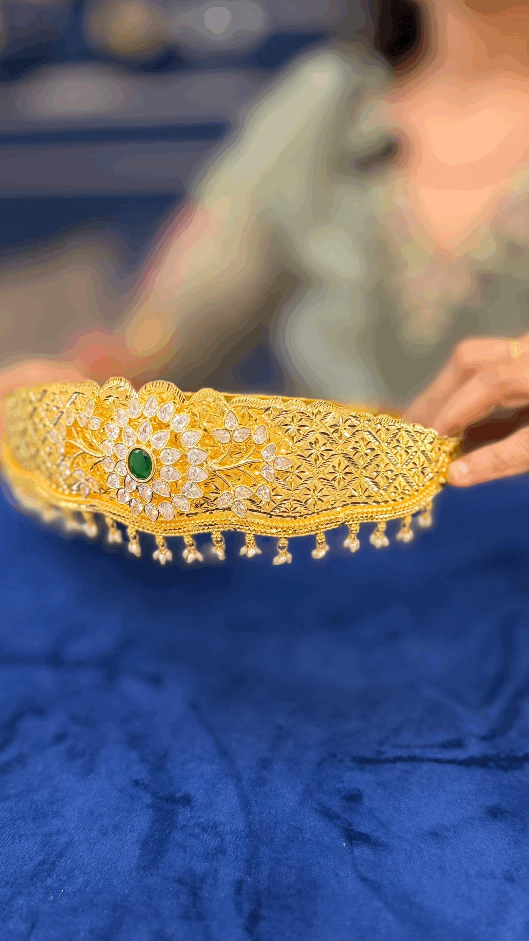 CZ Locket Vaddanam for Kids