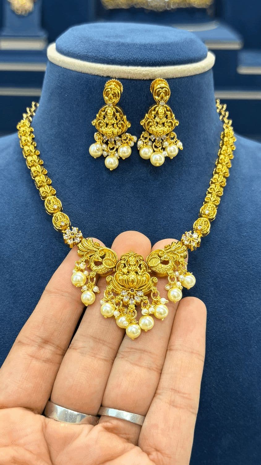 Simple Lakshmi Devi Necklace