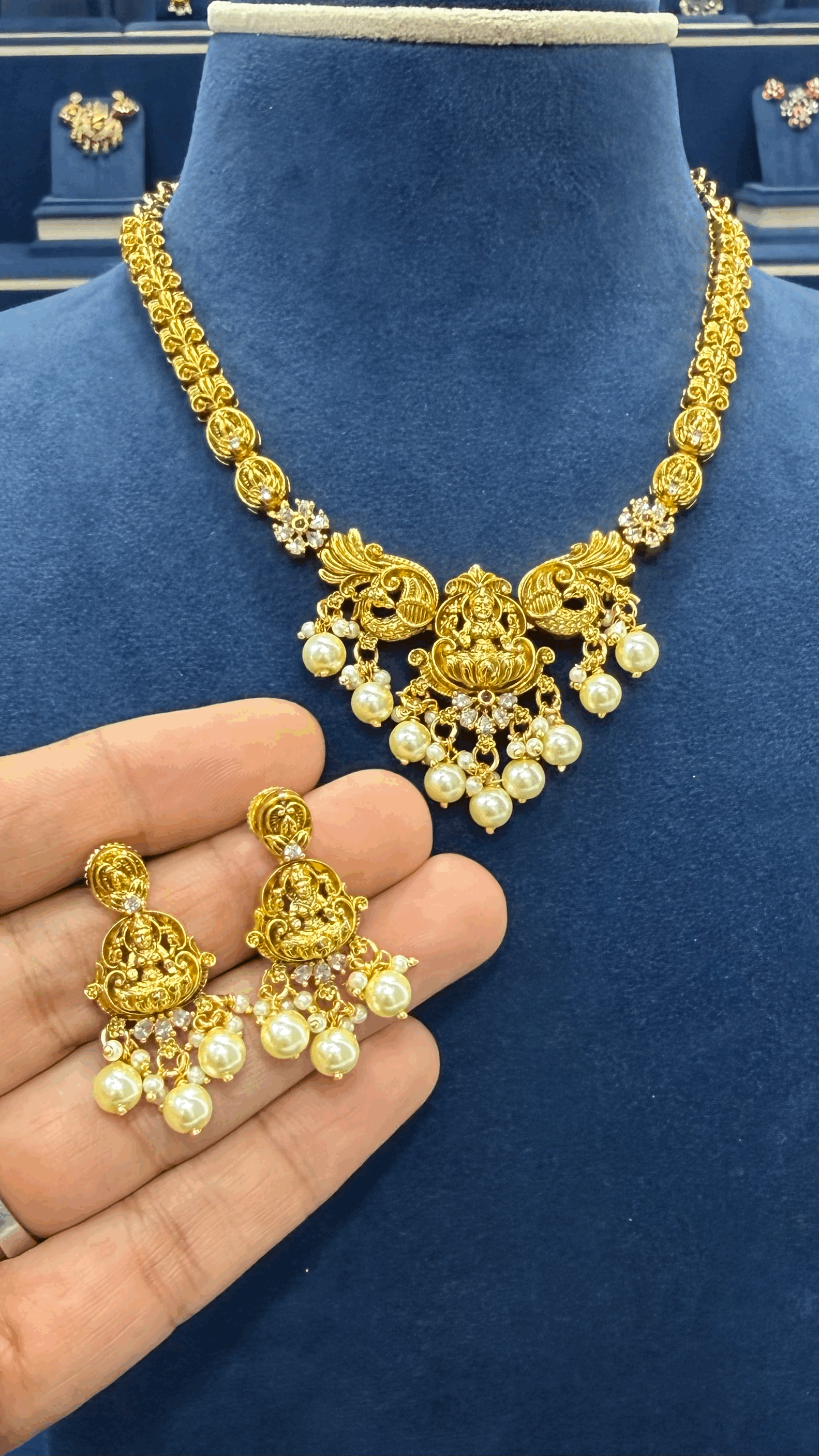 Simple Lakshmi Devi Necklace