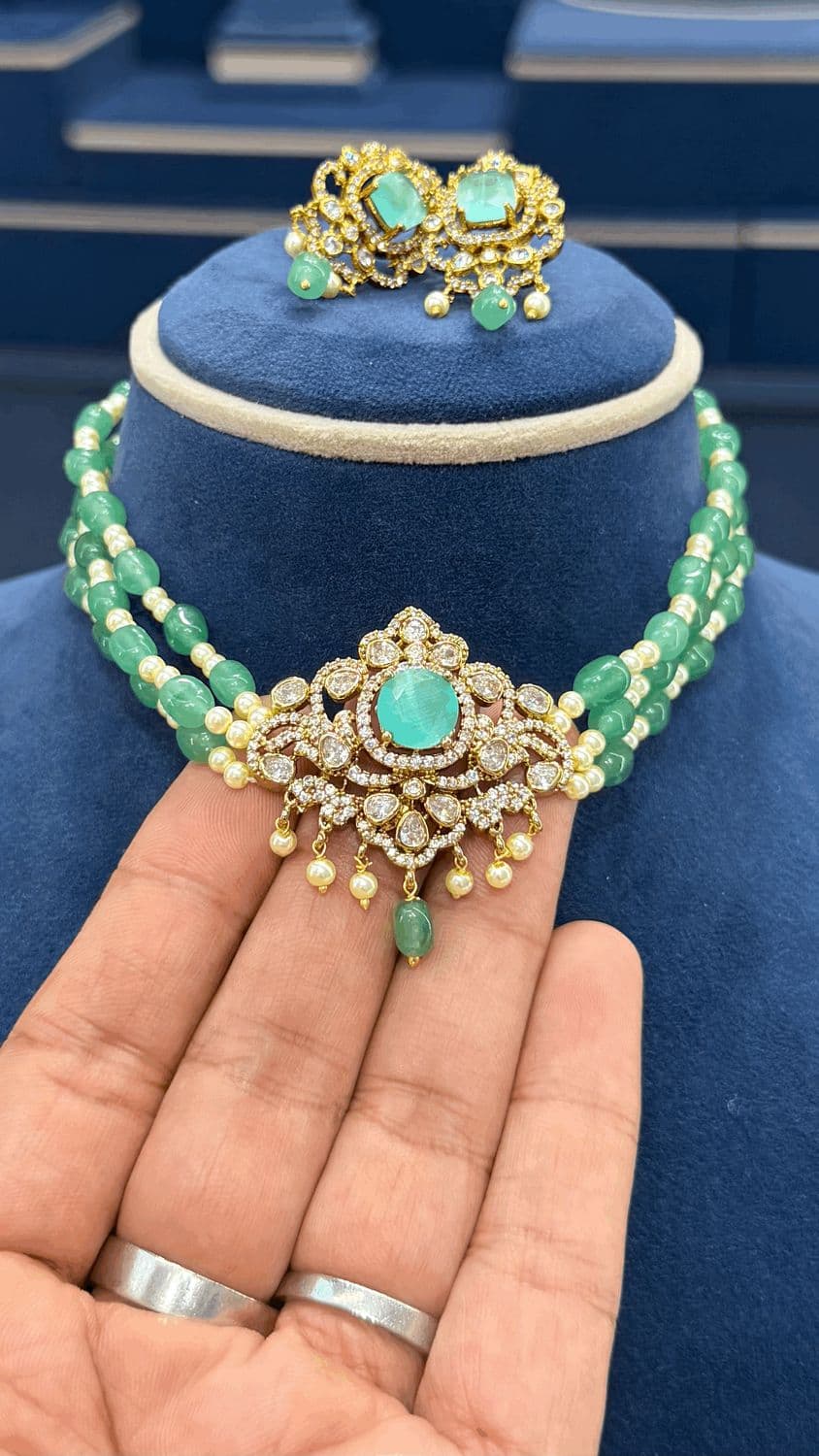 Beads Choker Neckset