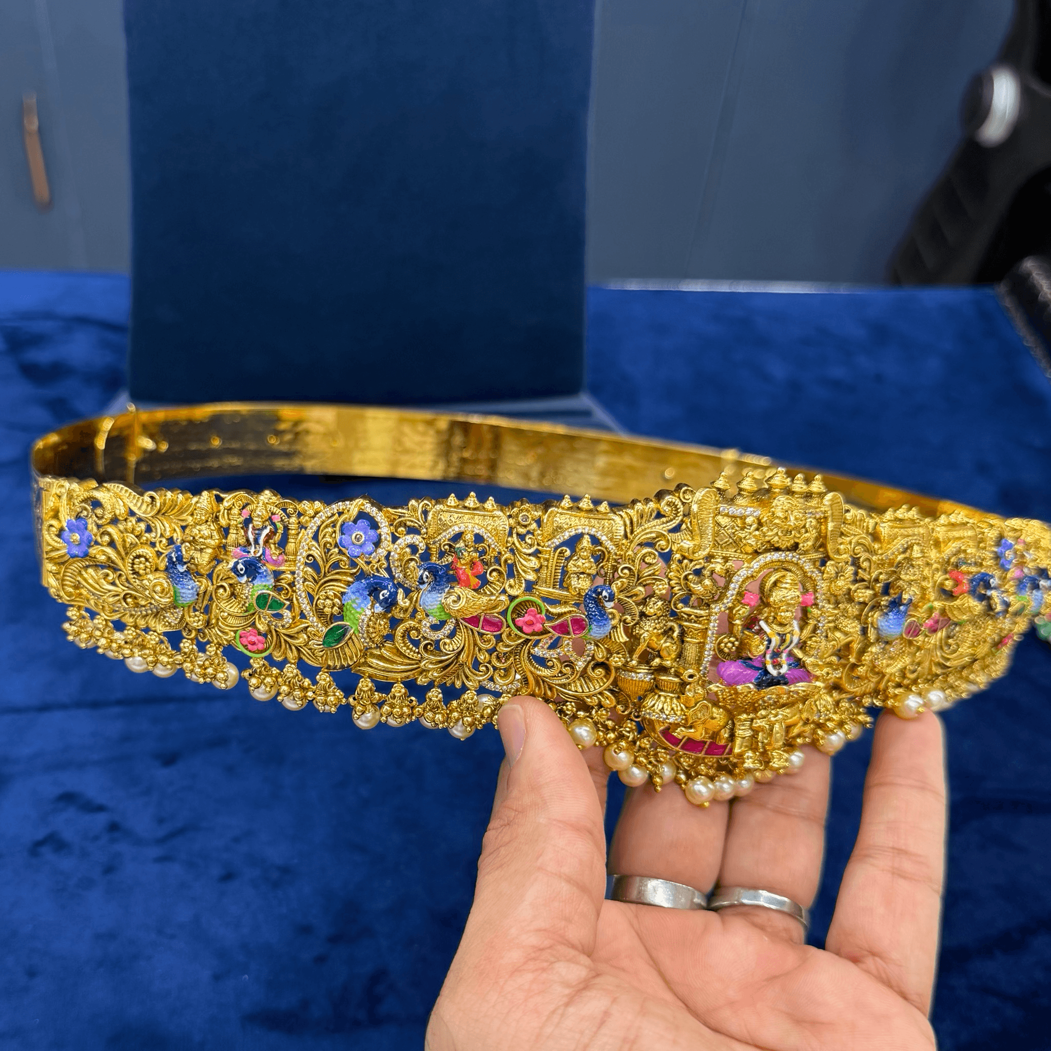 Meenakari Jadau Vaddanam