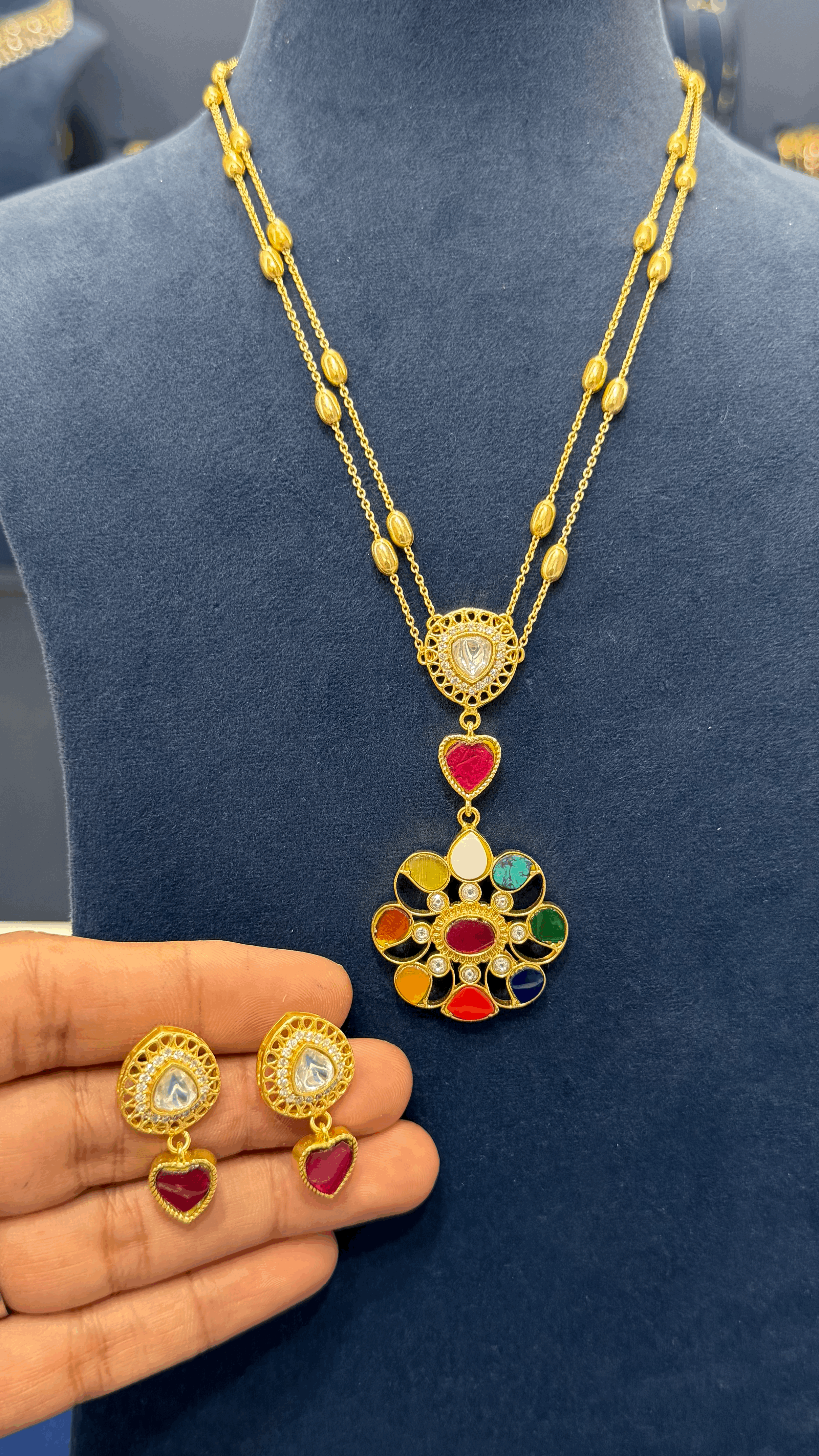 Premium Jadau Neckset