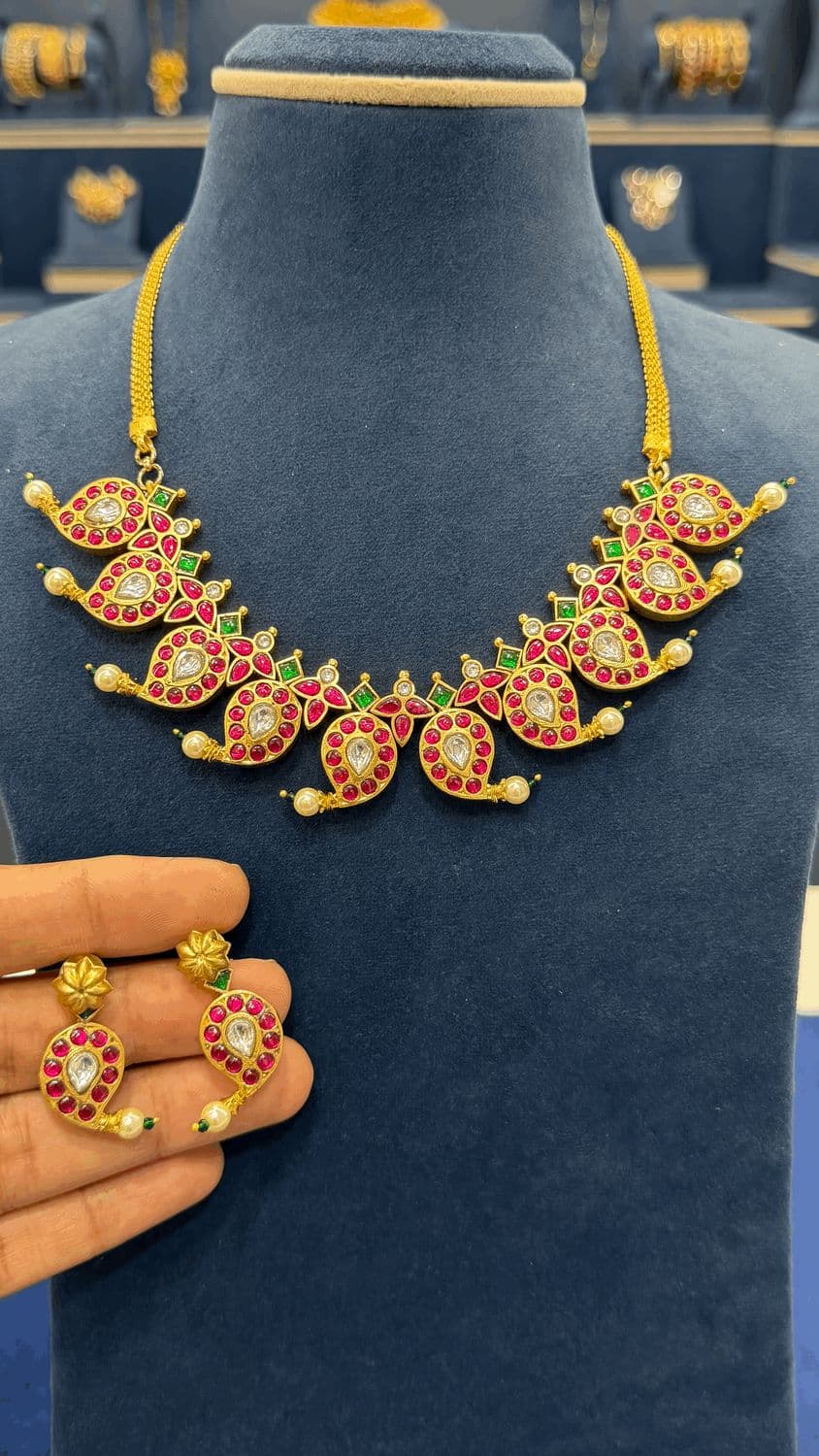 2 in 1 Jadau Necklace