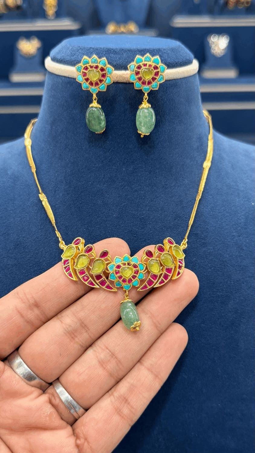 Premium Jadau Neckset