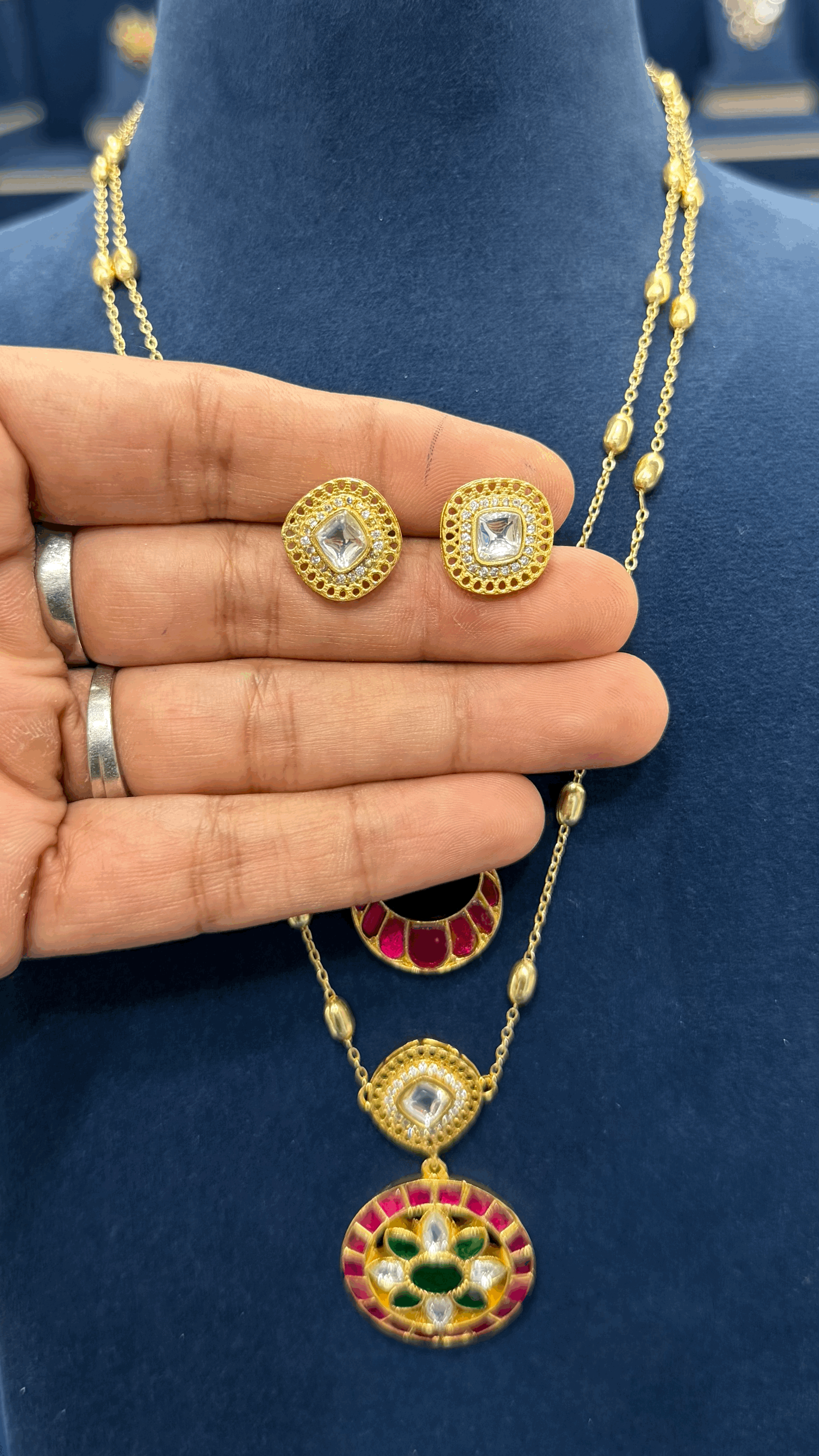 Premium Jadau Neckset