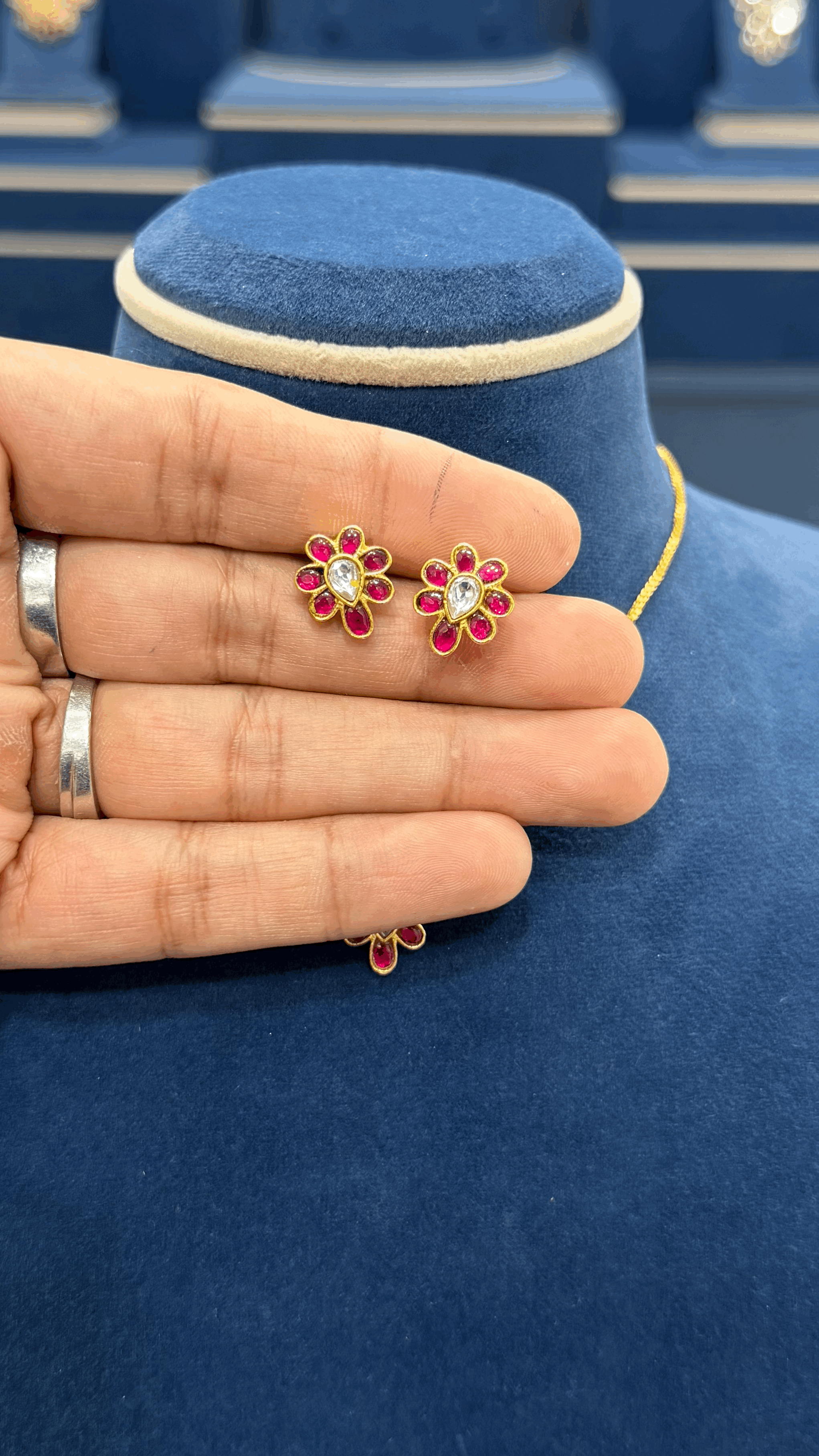 Simple Jadau Neckset