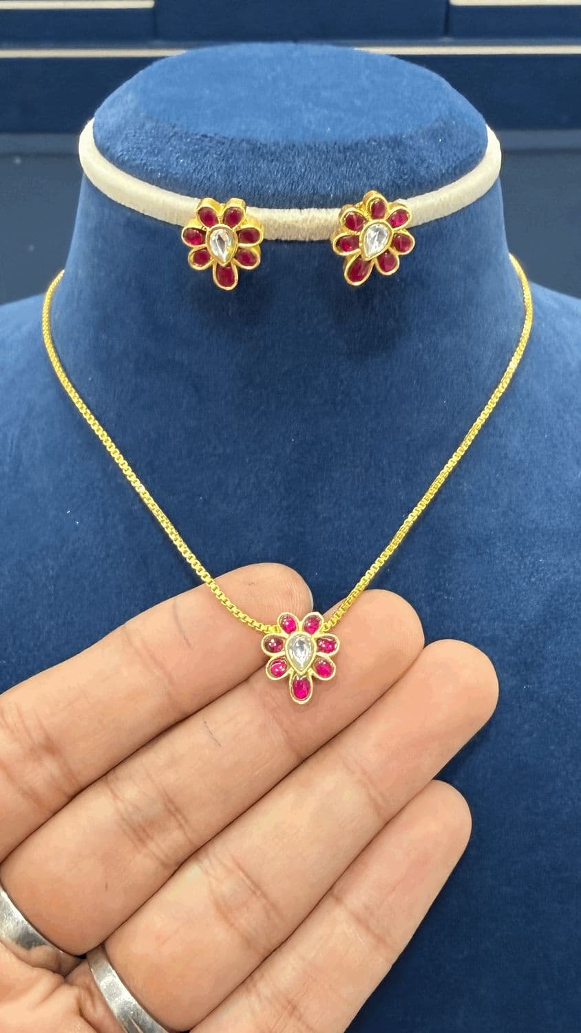 Simple Jadau Neckset