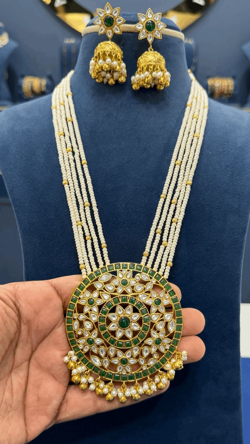 Premium Jadau Beads Haaram