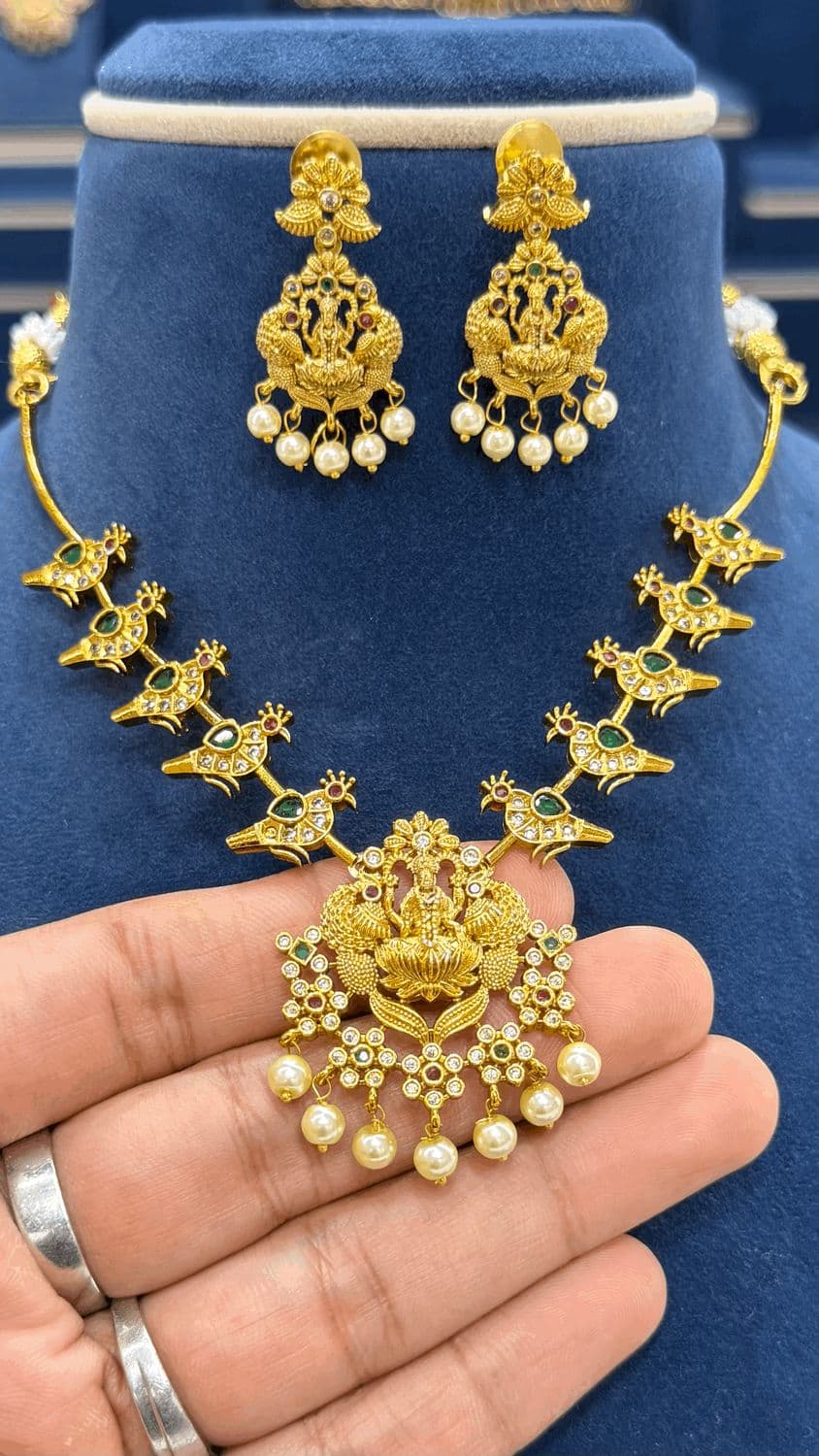 Simple Lakshmi Devi Necklace