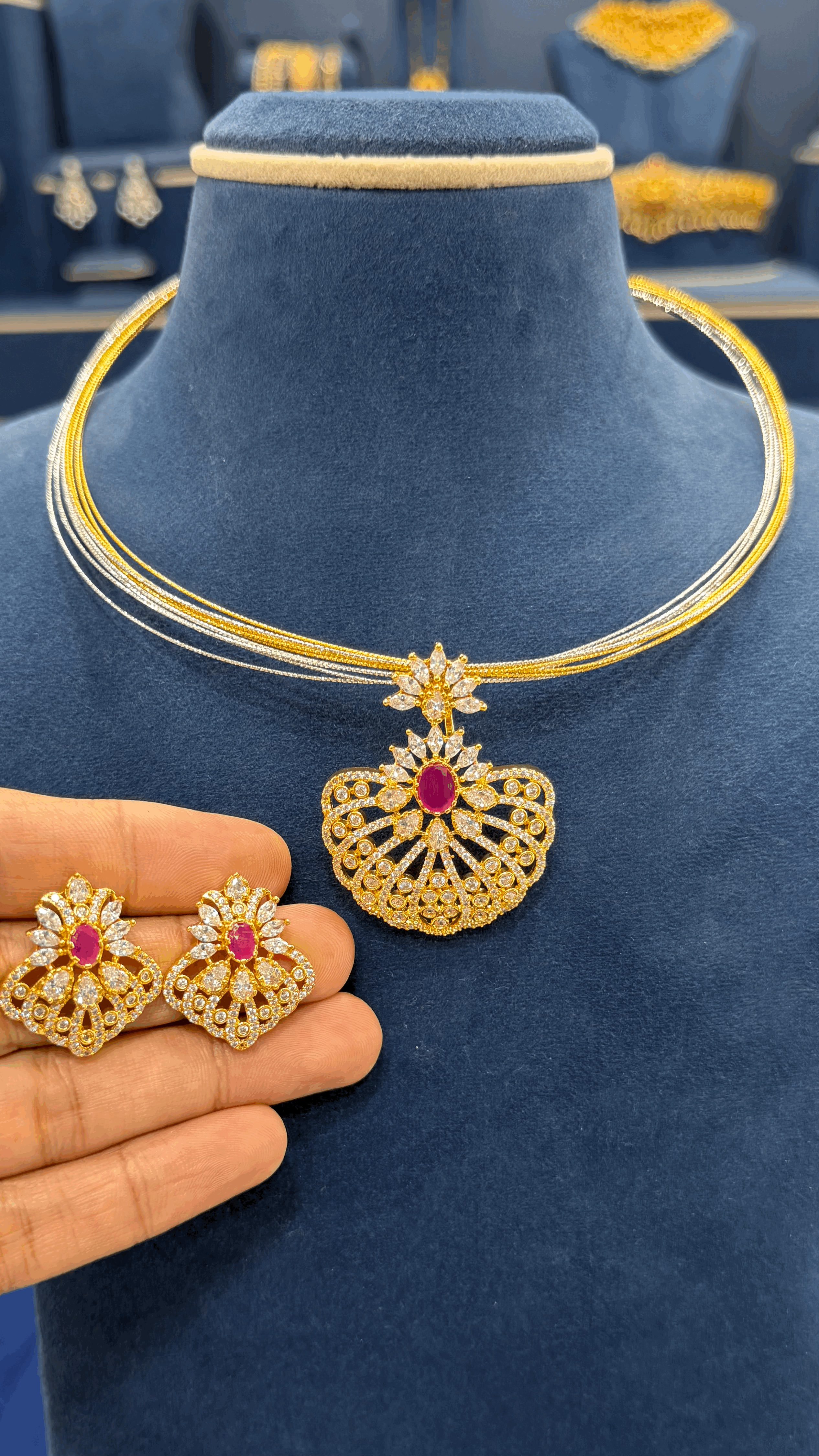 Hasli with CZ Locket