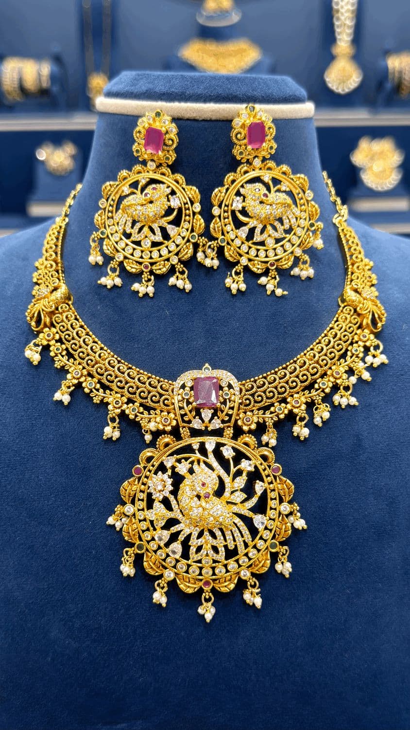 Simple Nakshi Necklace