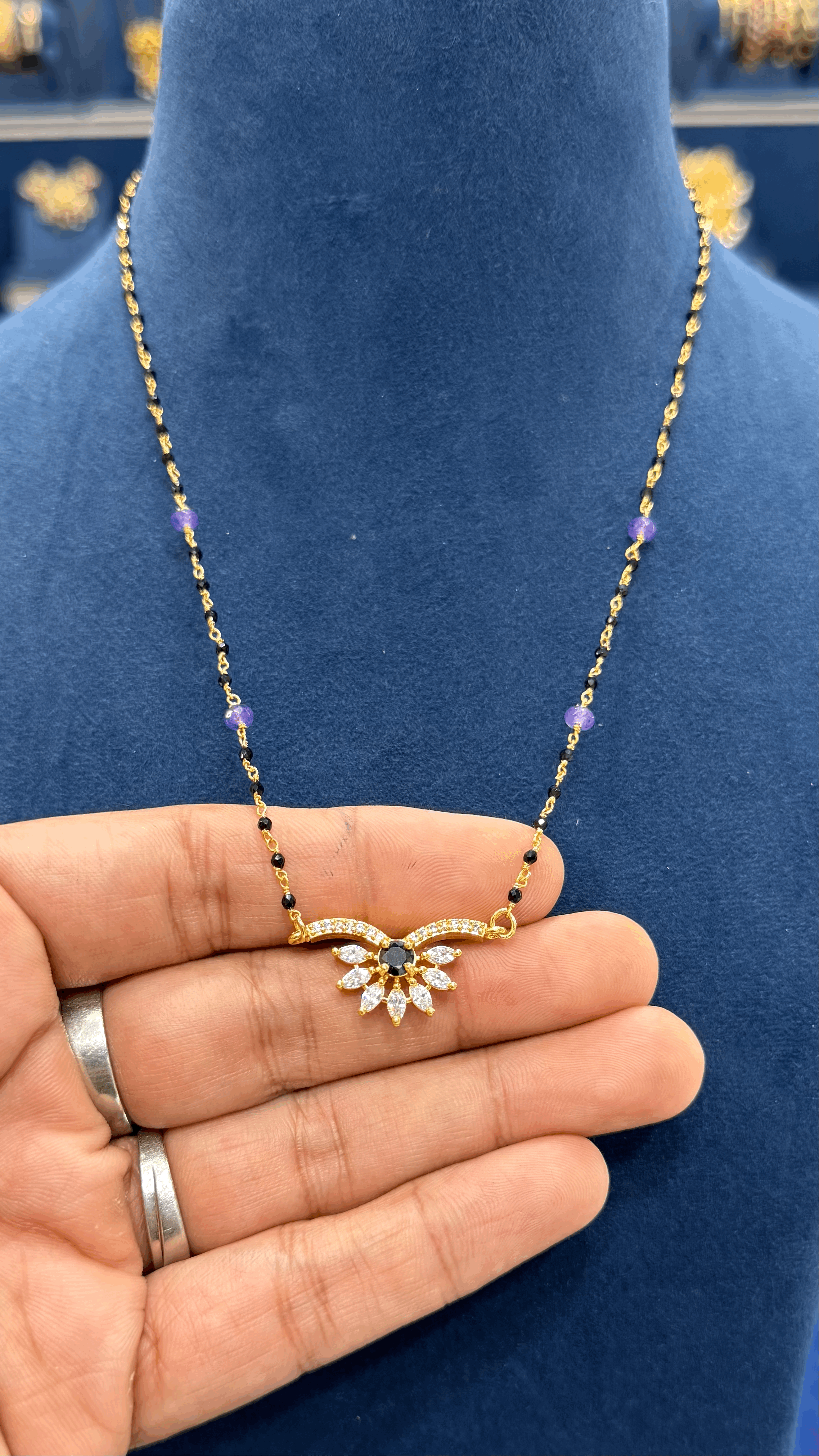 Blackbeads with CZ Locket