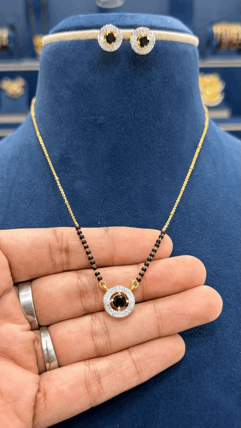 Blackbeads with Earings Set